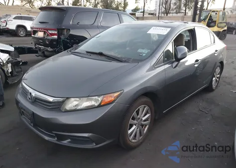 2012 Honda Civic Ex z USA, uszkodzony, nr VIN 19XFB2F86CE356008
